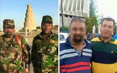 Foto aus Facebook-Gruppe, die versucht, unter Geflüchteten syrische Kriegsverbrecher zu identifizieren Foto aus Facebook-Gruppe, die versucht, unter Geflüchteten syrische Kriegsverbrecher zu identifizieren