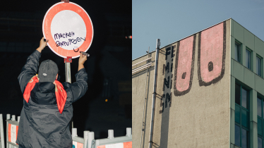 Tagging und Wandbilder im öffentlichen Raum