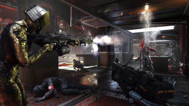 Szene aus dem Computerspiel "Wolfenstein: Youngblood" 