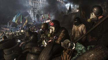 Auf dem Majdan protestierten 2014 Tausende für eine Annäherung an die EU. Auf dem Majdan protestierten 2014 Tausende für eine Annäherung an die EU.