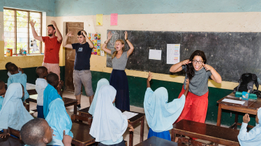 Volunteers in Zanzibar