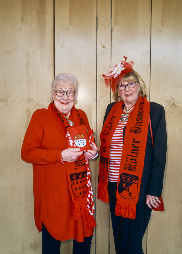 Helga Grube und  Brigitte Kypke