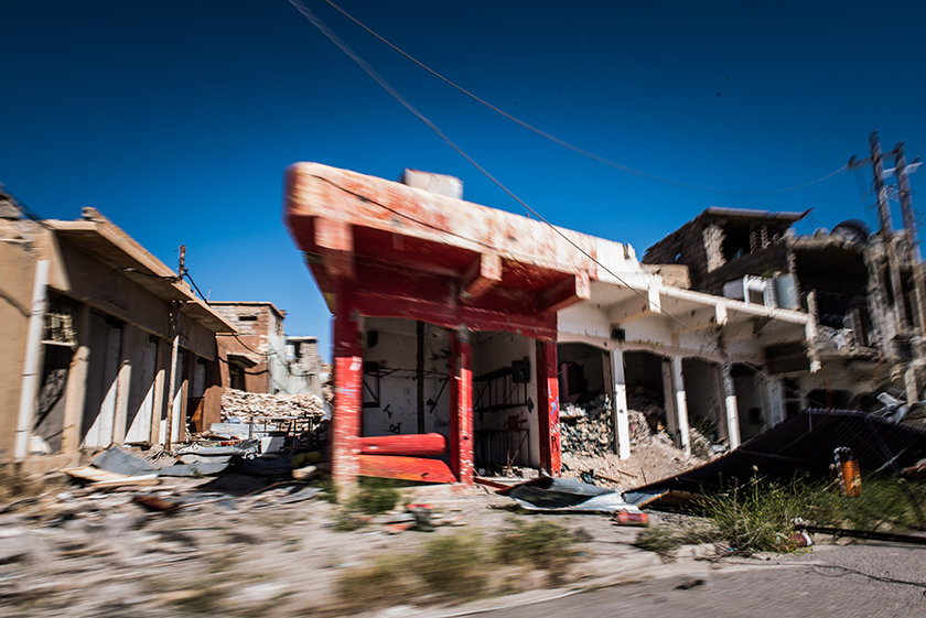 Ruinen in Sinjar (Foto: Chris Grodotzki)